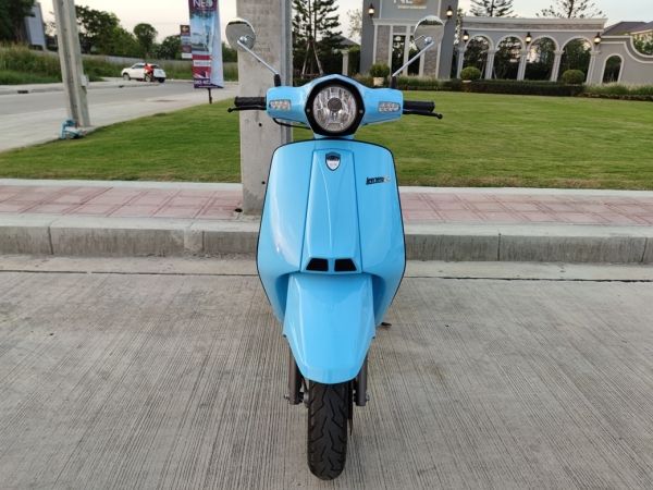 ใช้เพียง 8 พัน km. ลดราคา Moto Parilla Levriero 150 สีฟ้าครับ รูปที่ 2